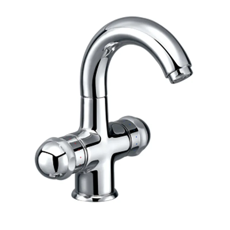 1/2" 180 Degree Ceramic Disc Brass Basin Mixer