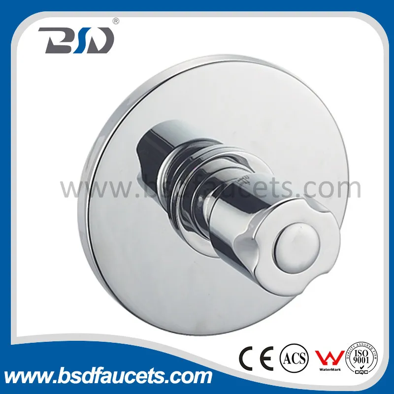 3 Function Diverter Polished Chrome Pressure Balance Diverter Faucet Shower