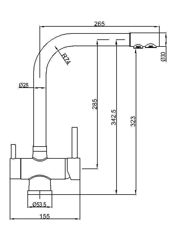 3 Way Pure Water RO Drinking Water Faucet Filter