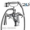 Bathroom Chrome Brass Pillar Mounted Bath Shower Mixer Faucet