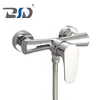 Brass Bath Faucet Eco Friendly Wall Mounted Chrome Shower Mixer