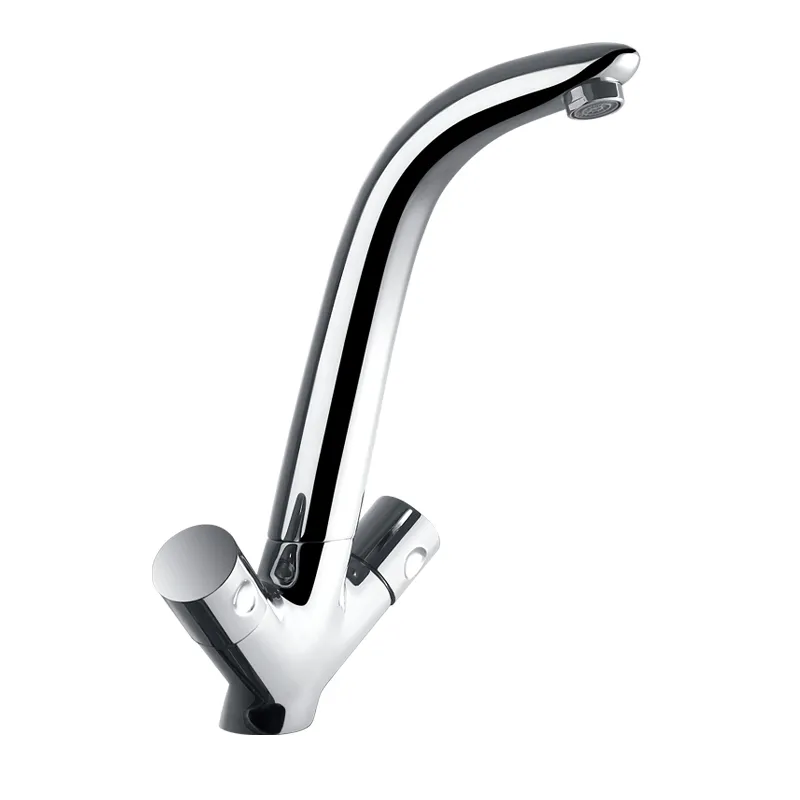 Brass Body Brass Handle Heavy Kitchen Water Faucet