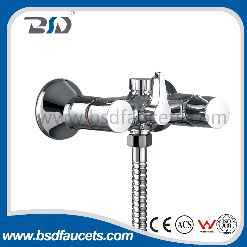 Brass Chrome Bathroom Bathtub Shower Mixer Tap Faucet Wall Mounted