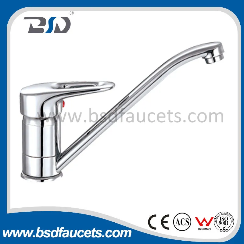 Brass Chrome Bathroom Single Handle Acs Approved Kitchen Sink Faucet