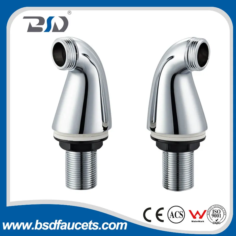 Brass Chrome Deck Mounting Pillars Pillar for Bath Shower Mixer