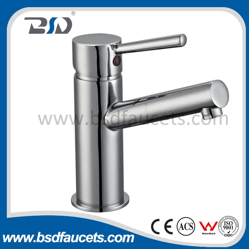 Brass Lever Handle Bathroom Basin Mixer Watermark Approved