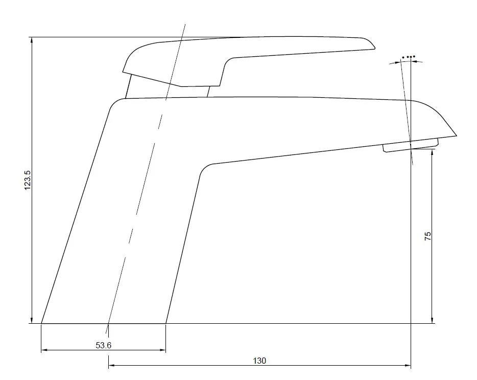 Brass Single Lever Dr Material Watermark Approval Basin Mixer
