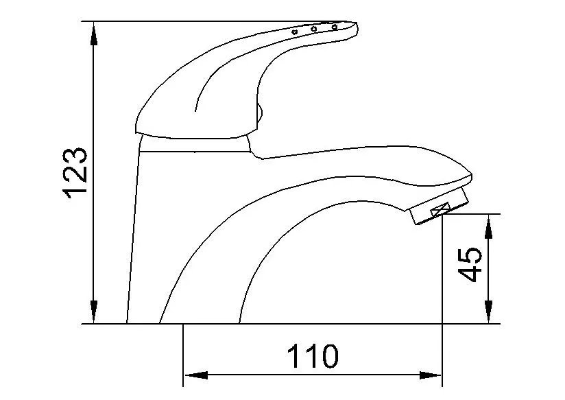 Ce Approval Chrome Bathroom Fashion Basin Faucet Mixer