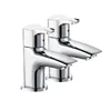 Ceramic Disc Headwork Brass Bath Taps 3/4