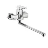 Ceramic Valve Chrome Bathroom Single Handle Spout Bath Faucet