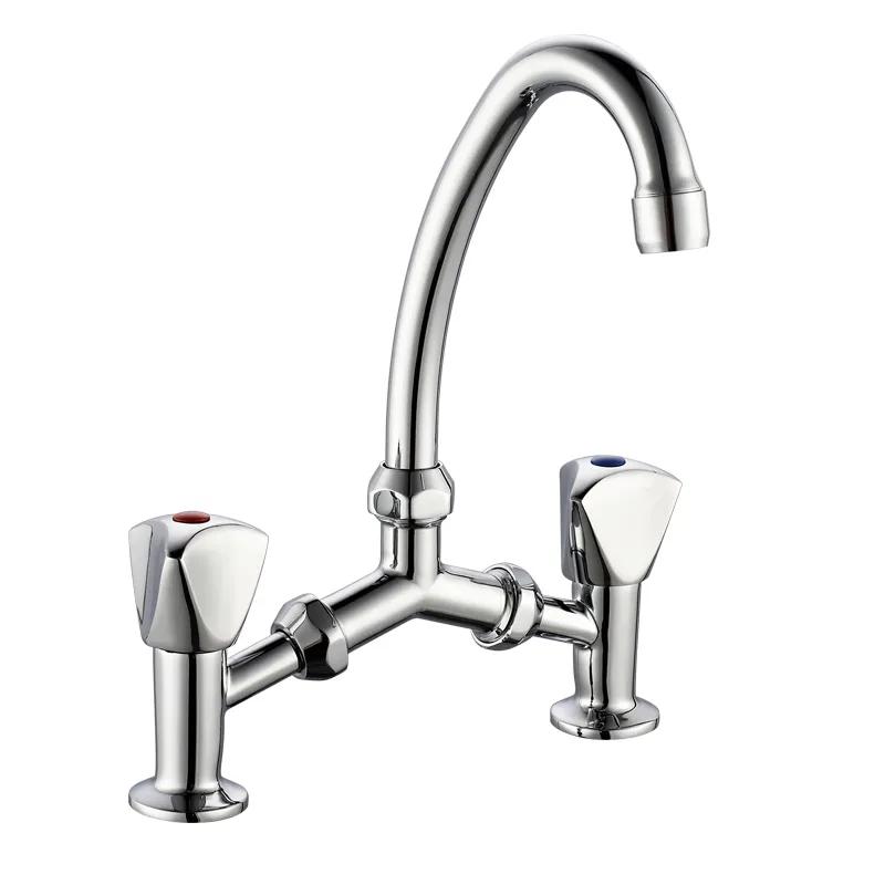 Cheap Chrome Plated Zinc Handle Sink Kitchen Mixer