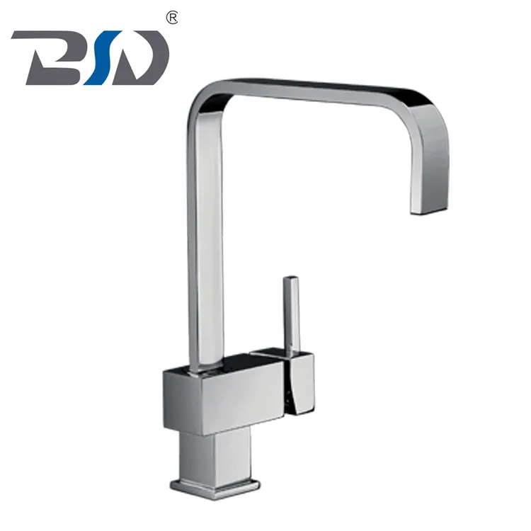 Cheap Sanitary Ware Modern Design Square Water Kitchen Faucet