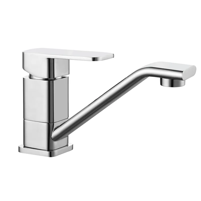 Chrome Acs Approved Brass Elegant Single Lever Kitchen Sink Faucet