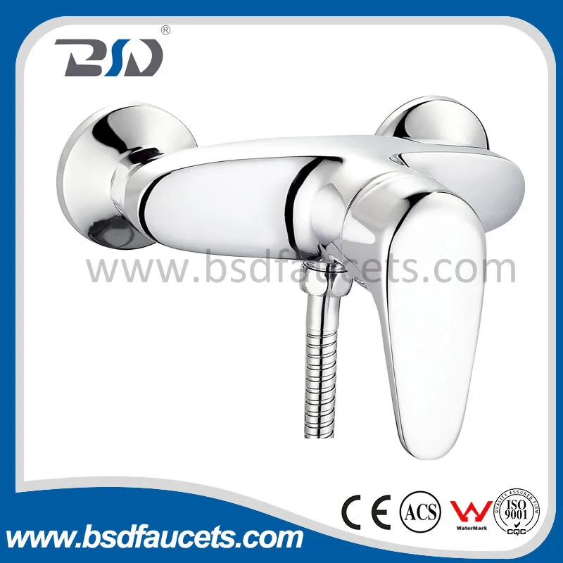 Chrome Bathroom Bathtub Mixer Single Handle Brass Shower Bath Faucet