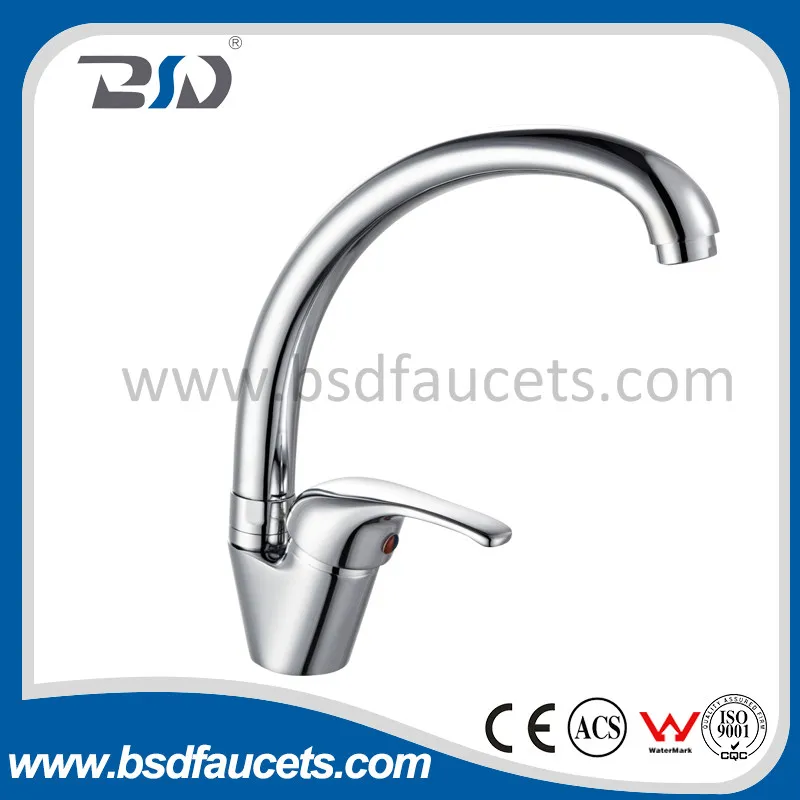 Chrome Bathroom Kitchen Sink Brass Hot/Cold Faucet Water Mixer