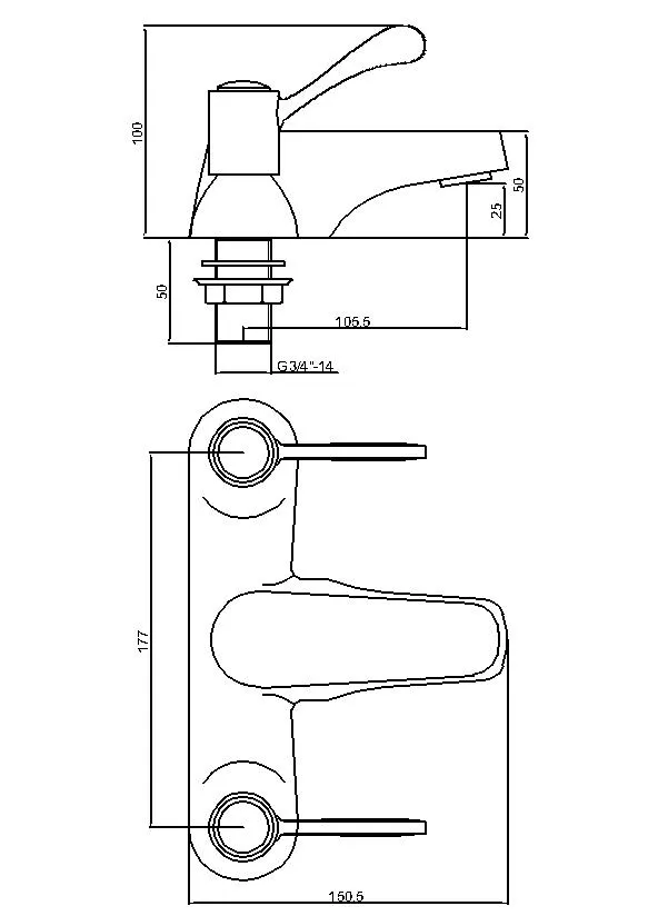 Chrome Deck Mounted Brass Mixer Tap Faucet Lever Bath Filler