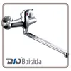 Chrome Finished Wall Mounted Single Handle Bathroom Kitchen Mixer Faucet