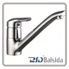 Chrome One Handle Brass Kitchen Faucet Deck Mounted Sink Mixer