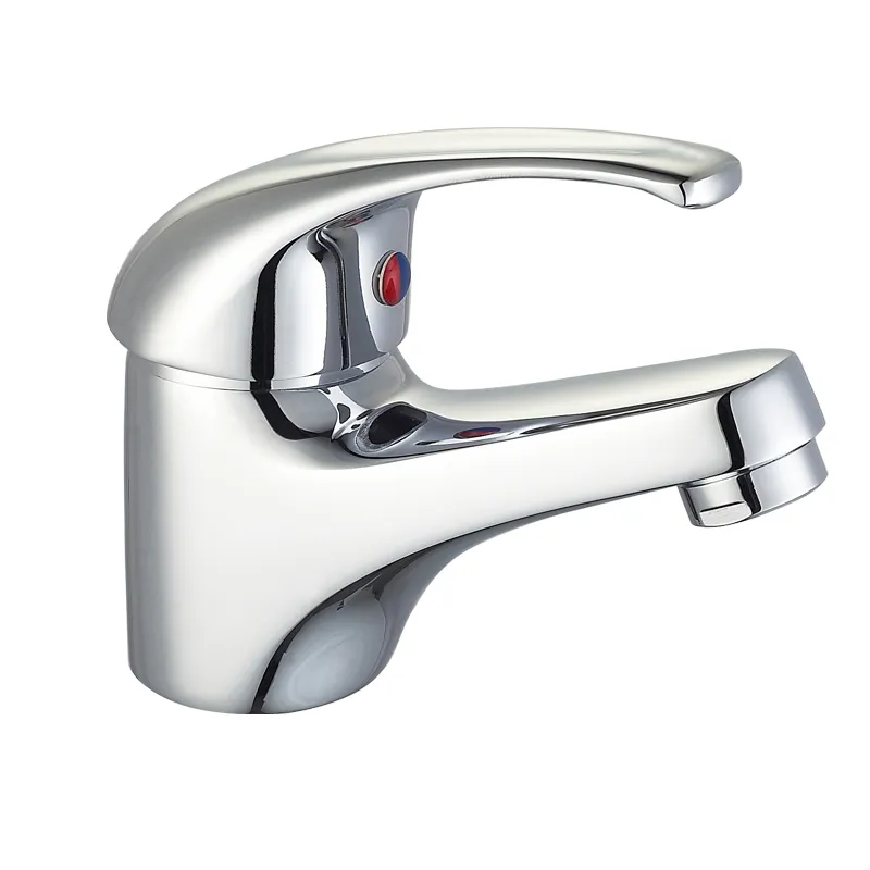 Chrome Plated Solid Brass Hot/Cold Water Basin Mixer