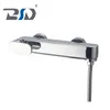Chrome Polish Brass One Handle Bathroom Shower Mixer Faucet