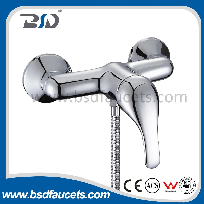 Chrome Single Handle Bathroom Mixer Shower Faucet
