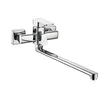 Chrome Square Bathroom Single Handle Shower Bath Faucet