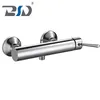 Chrome Water Bath Mixer Single Handle Wall Mounted Bathroom Faucets