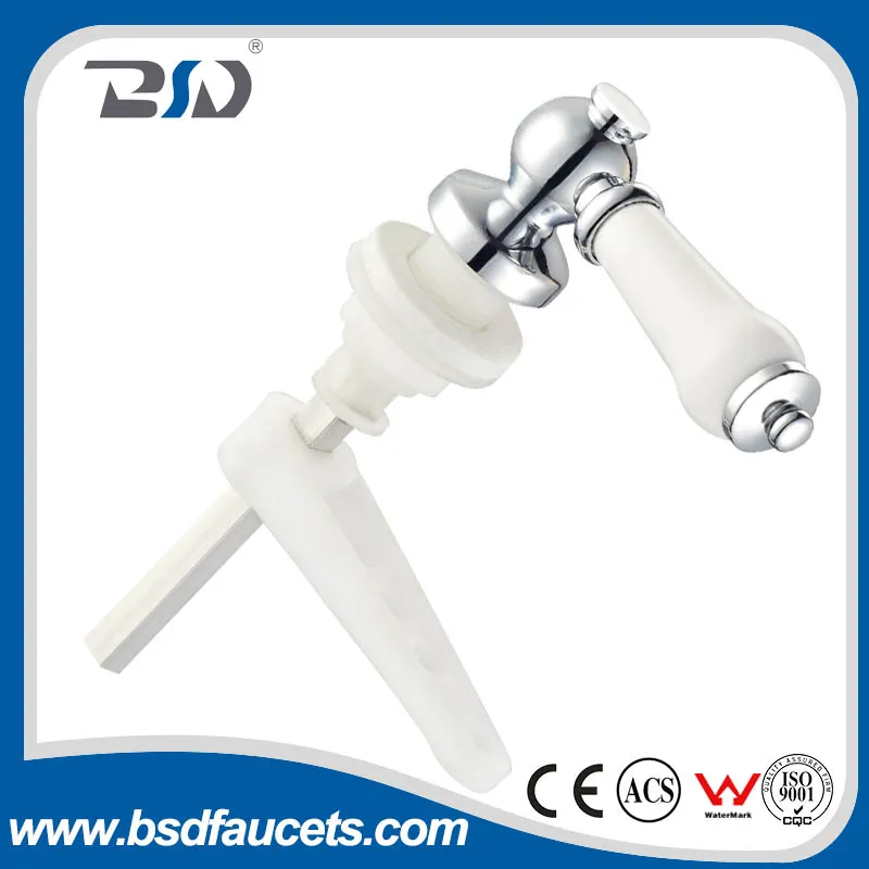 Chrome Wc Toilet Cistern Handle Durable Metal Cistern Lever