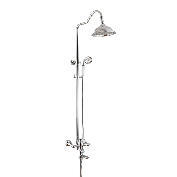 Classic Brass Shower Set with Telephone Copper Shower
