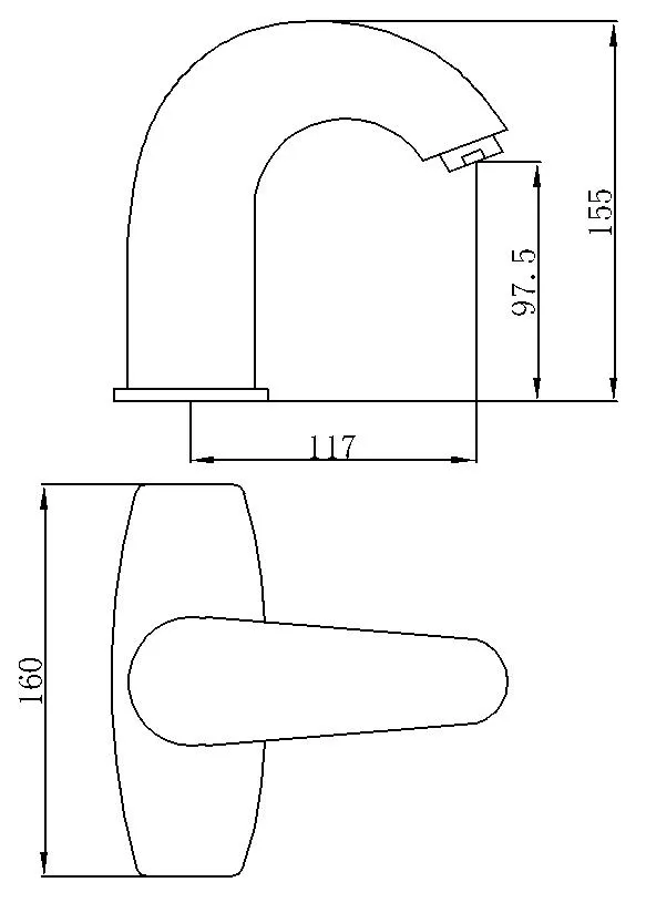 Cold Only Automatic Shut off Water Faucet