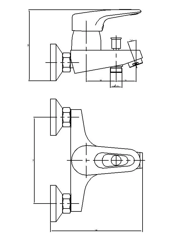 Construction Appliance Low Cost Brass Bathroom Faucet