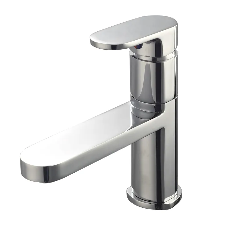 Contemporary Design Single Handle Control Basin Mixer with Swiving Spout