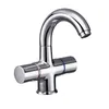 Contemporary Dual Hand Kitchen Faucet Water Tap