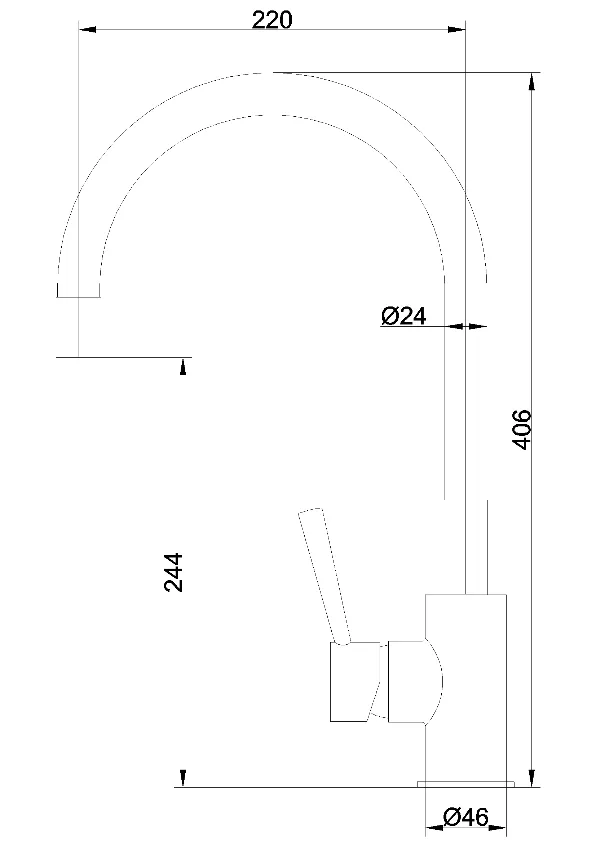 Deck Mounted Flexible Movable Color Silicone Outer Pipe Kitchen Water Faucet