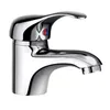 Deck Mounted Zinc Handle Brass Mono Wash Basin Mixer Faucet