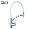 Drinking Water Pull out 3 Way Kitchen Faucet with Movable Silicone Tube
