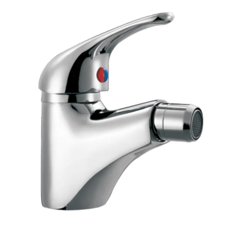 Easy Installation Cheap Single Handle Chromed Deck Mount Bidet Faucet