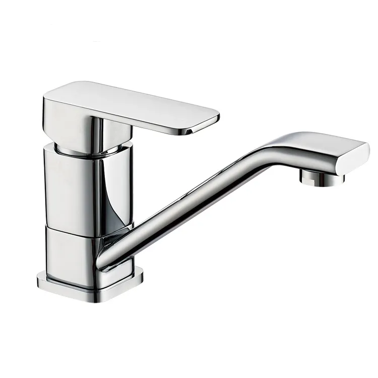 Economic Smart Swiveling Short Spout Kitchen Faucet