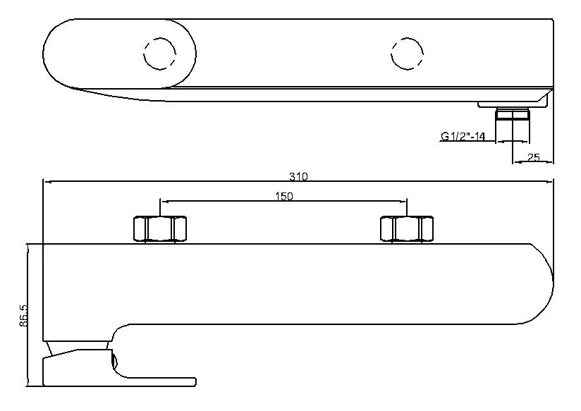 European Saving Water Acs Certificate in-Wall Shower Faucet