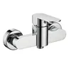 Exposed Chrome Single Handle Shower Mixer Faucet