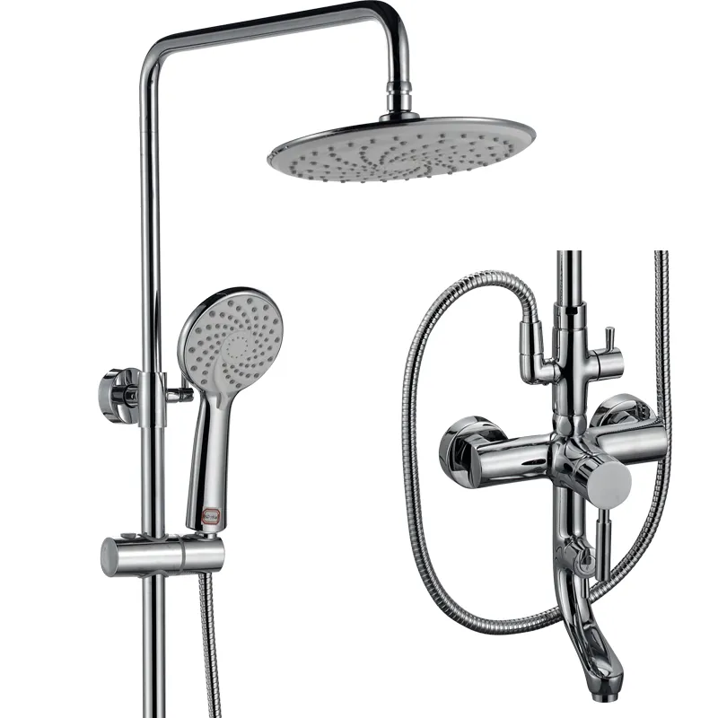 Exquisite European Health Brass Bath Faucet Shower Set