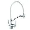Flexible Silicon Hose Copper Pipe 3 Ways Drinking Water Faucet