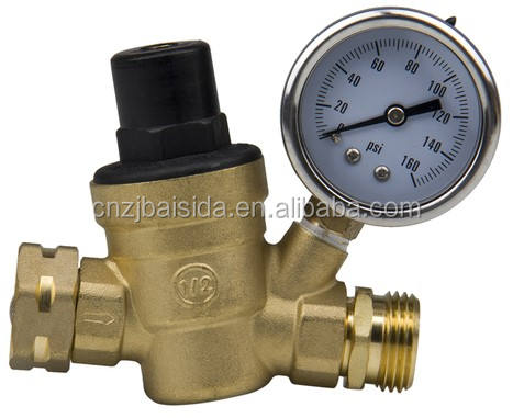 Lead-free Brass Exported to European, New Design Female & Male, Water Adjustabling Pressure Reducing Valve Made in Manufactory