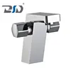 Heavy Design Chrome Basin Faucet Mixer with Brass Double Lever