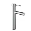 High Neck Single Lever Brass Countertop Basin Faucet