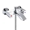 Hot Cold 2 Handles Brassp Bath Bathtub Shower Faucet Mixer