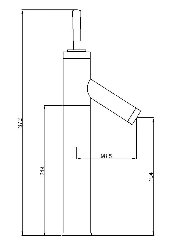 Joystick Lever Handle Basin Mixer