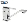 Lever Handle Chrome Brass Single Hole Kitchen Faucet
