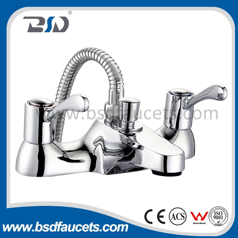 Low Pressure Faucet Modern Bath Shower Mixer with Handshower Set