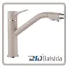 Marble Finish Brass Single Handle Three Way Kitchen Sink Mixer